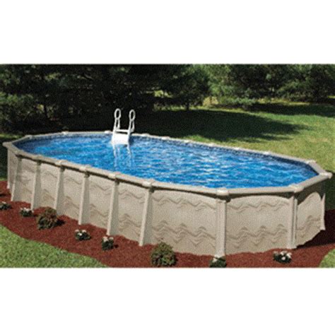 above ground pool metal brackets sides|a frame oval pools.